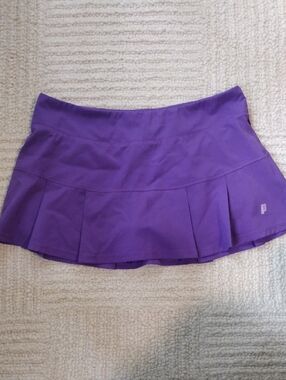 Prince Purple Pleated Sport Skort